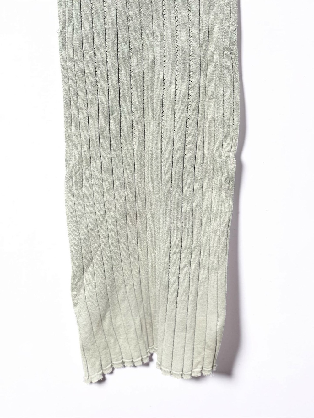 Varley Florian Knit Dress in a sage green color called Seagrass - Picture 6 of 16